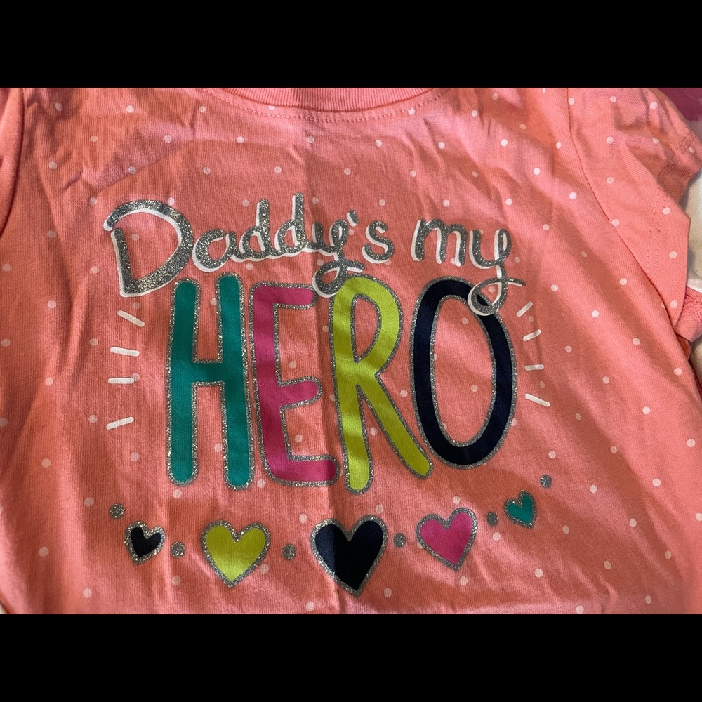 Daddy’s my hero shirt